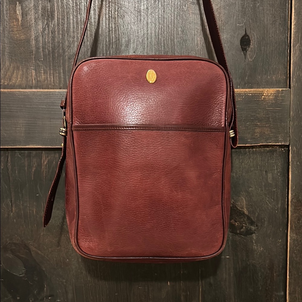 Cartier REHAB Must de Cartier Leather Shoulder/Crossbody Bag